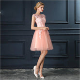 Elegant A-Line Red Evening Gown Prom Dress - Sheseelady